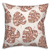 Pink Cheetah Throw Pillow
