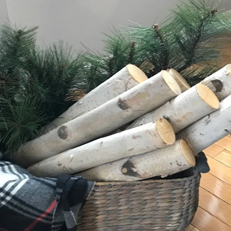 Wilson® Enterprises 5"-6" Large White Birch Fireplace Set, 5ct.