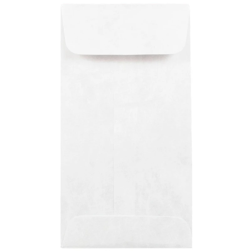 JAM Paper 3.5" x 6.5" White Tyvek Envelopes, 25ct.