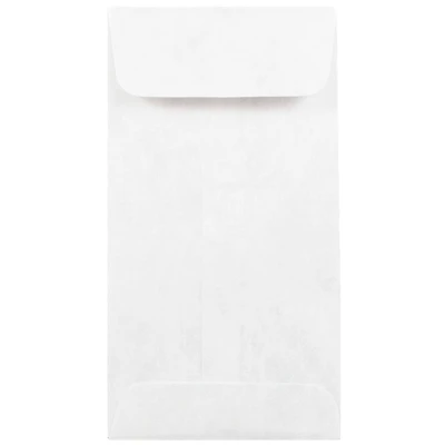 JAM Paper 3.5" x 6.5" White Tyvek Envelopes, 25ct.