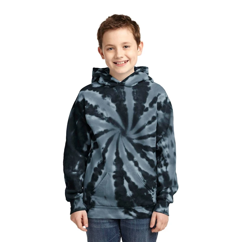 Port & Company® Youth Tie-Dye Pullover Hooded Sweatshirt