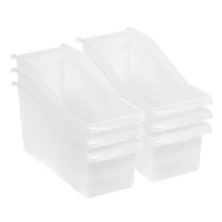 IRIS Clear Connecting Book Bin
