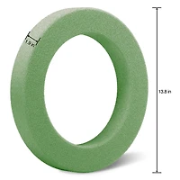 FloraCraft® FloraFōM® 13.75" Green Foam Wreath