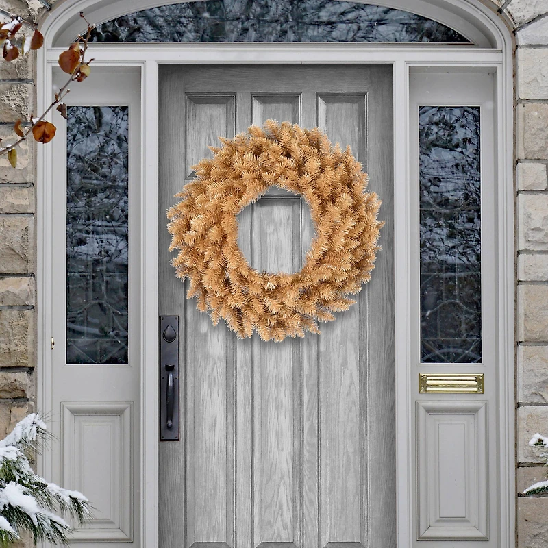 36" Gold Fir Artificial Christmas Wreath