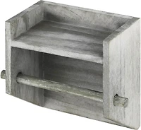 Olive Green Toilet Paper Holder with Storage