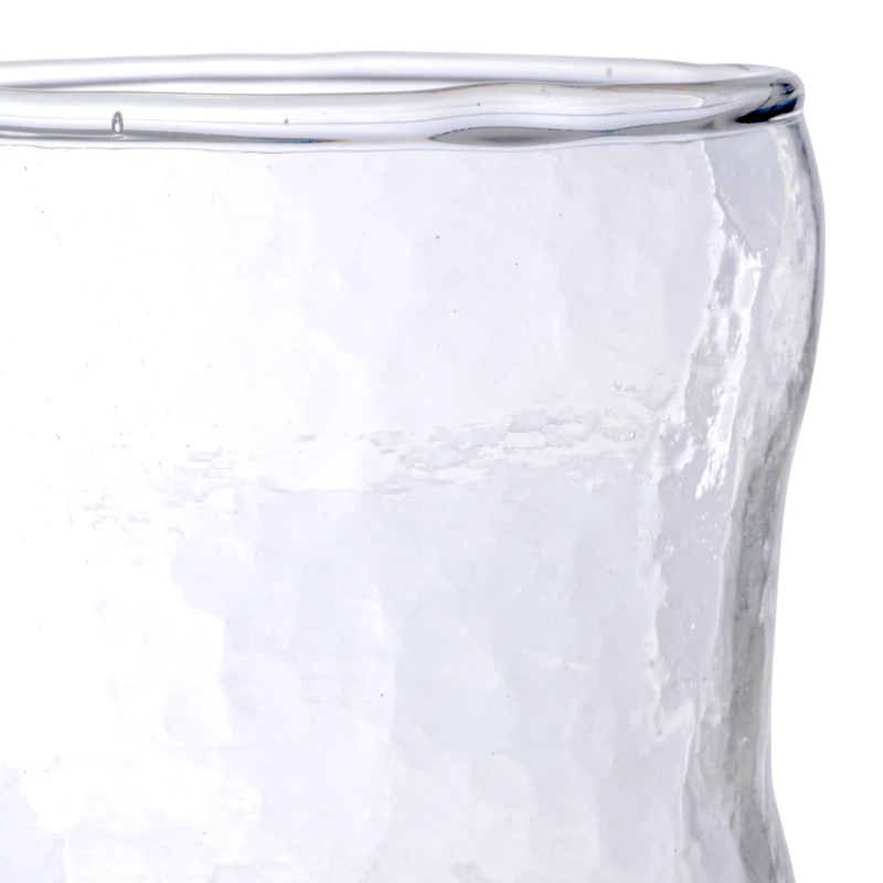 Hello Honey® 7oz. Clear Organic-Shaped Reclaimed Glass Drinking Glasses, 12ct.