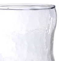 Hello Honey® 7oz. Clear Organic-Shaped Reclaimed Glass Drinking Glasses, 12ct.