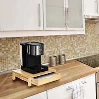 NEX™ 36-Pod Natural Rustic Wood Coffee Pod Holder for K-Cups