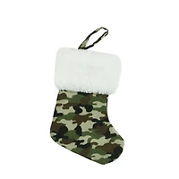 7" Camouflage Mini Christmas Stocking