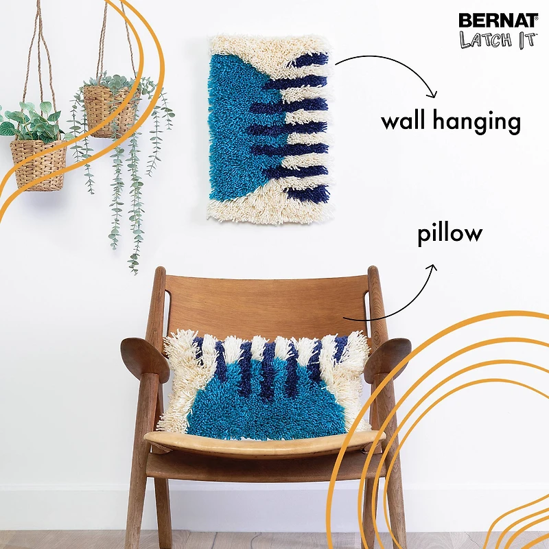 Bernat® Latch It™ Cosmic Collision Boho Yarn Kit