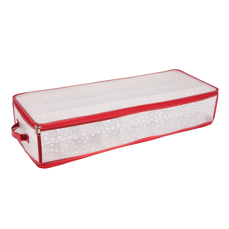 Simplify Red Ornament Storage Organizer