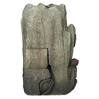 Design Toscano Lost Falls Cascading Waterfall Illuminated Tabletop Fountain