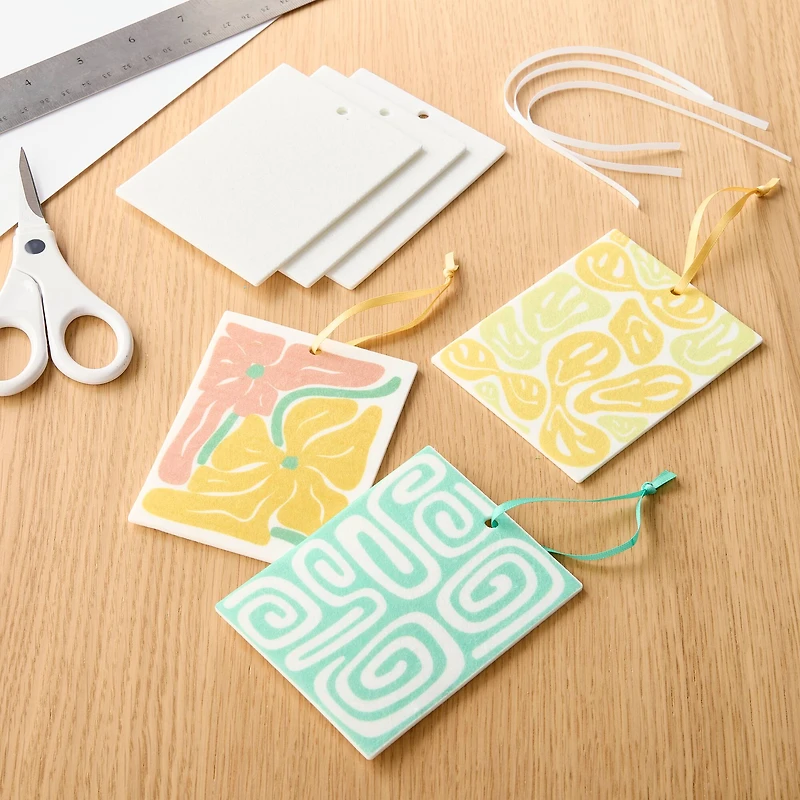 Hanging Felt Sublimation Air Fresheners by Make Market®, 12ct.