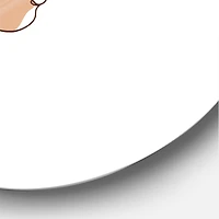 Designart - One Line Portrait of African American Woman I