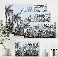 Designart - Chinoiserie With Birds and Peonies VIII