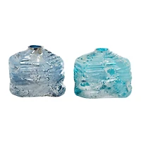 The Novogratz Blue Contemporary Glass Vase Set