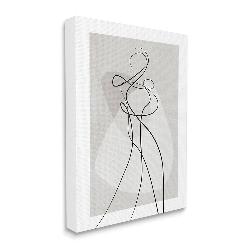 Stupell Industries Surreal Figure Expressive Body Abstract Contemporary Canvas Wall Art