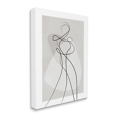 Stupell Industries Surreal Figure Expressive Body Abstract Contemporary Canvas Wall Art
