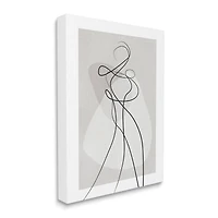 Stupell Industries Surreal Figure Expressive Body Abstract Contemporary Canvas Wall Art