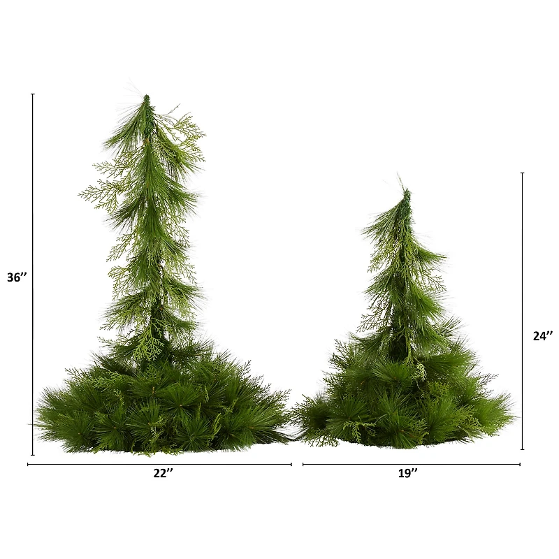 Tabletop & Hanging Artificial Christmas Décor Set