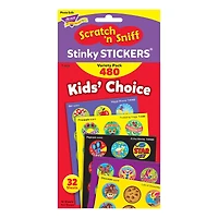 Trend Enterprises® Kids' Choice Stinky Stickers® Variety Pack, 2 Packs of 480ct.