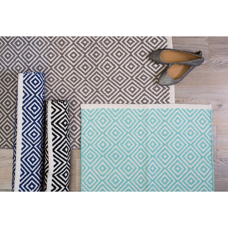 DII® Black Diamond Rug, 2ft. x 3ft.