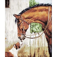 Luca-s Hunter And Foxhound Counted Cross Stitch Kit
