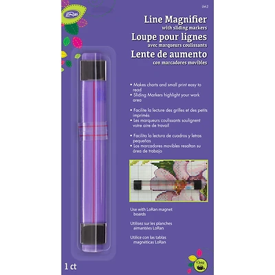 LoRan® Line Magnifier with Sliding Markers
