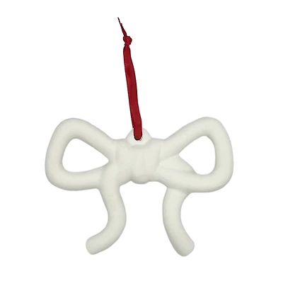 4.5" DIY Ceramic Bow Ornament by Make Market®