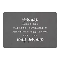 18" x 27" Just the Way You Are Floor Mat