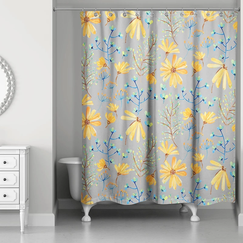 Spring Florals Shower Curtain