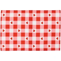 Checkered Hearts Valentine's Day Placemats, 4ct.