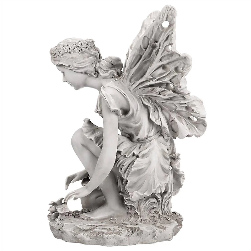 Design Toscano 17" Fiona the Flower Fairy Sculpture