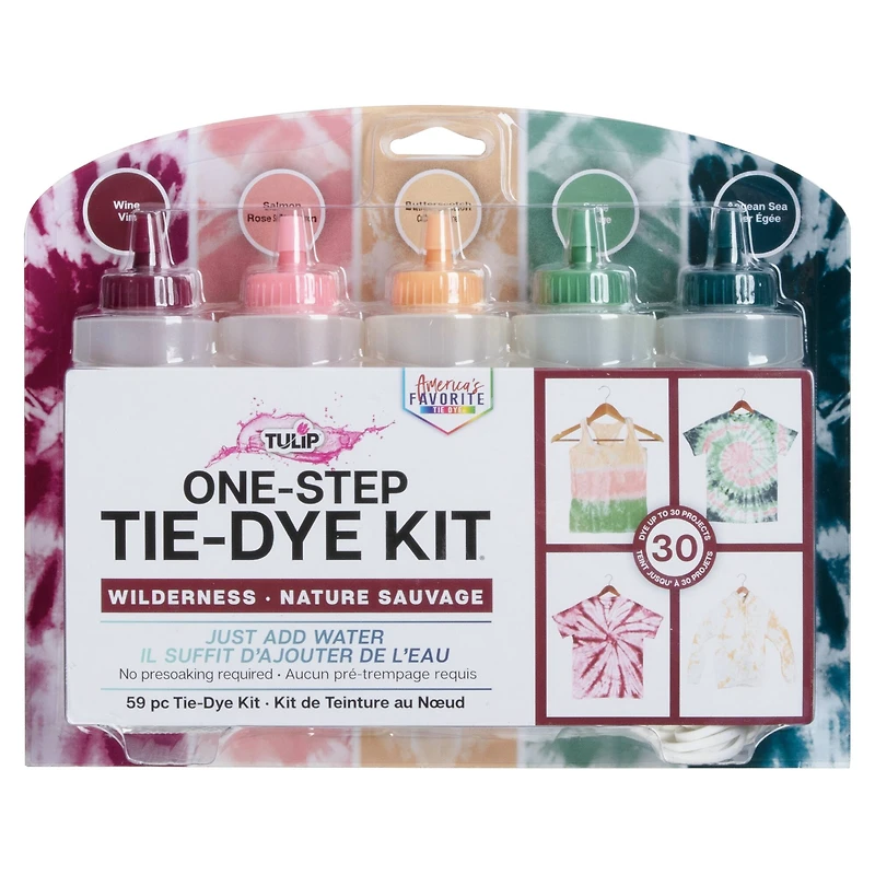 6 Pack: Tulip® Wilderness One-Step Tie-Dye Kit®