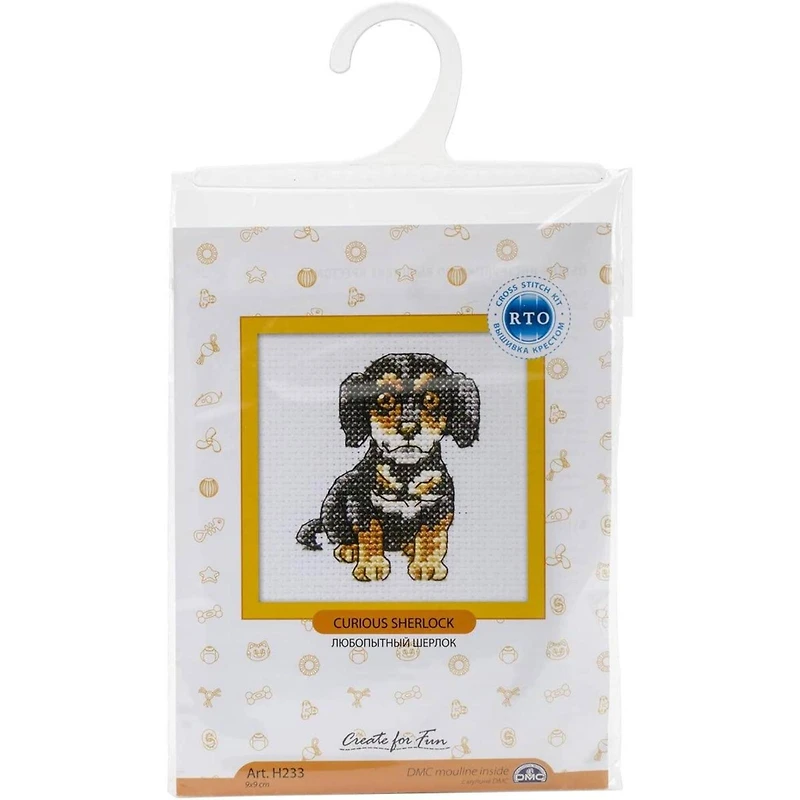 RTO Curious Sherlock Counted Cross Stitch Kit