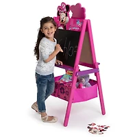 Disney® Minnie Mouse Wooden Double Sided Easel with Storage