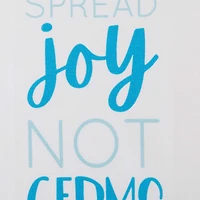 DII® Blue Spread Joy Not Germs Dish Towels, 3ct.