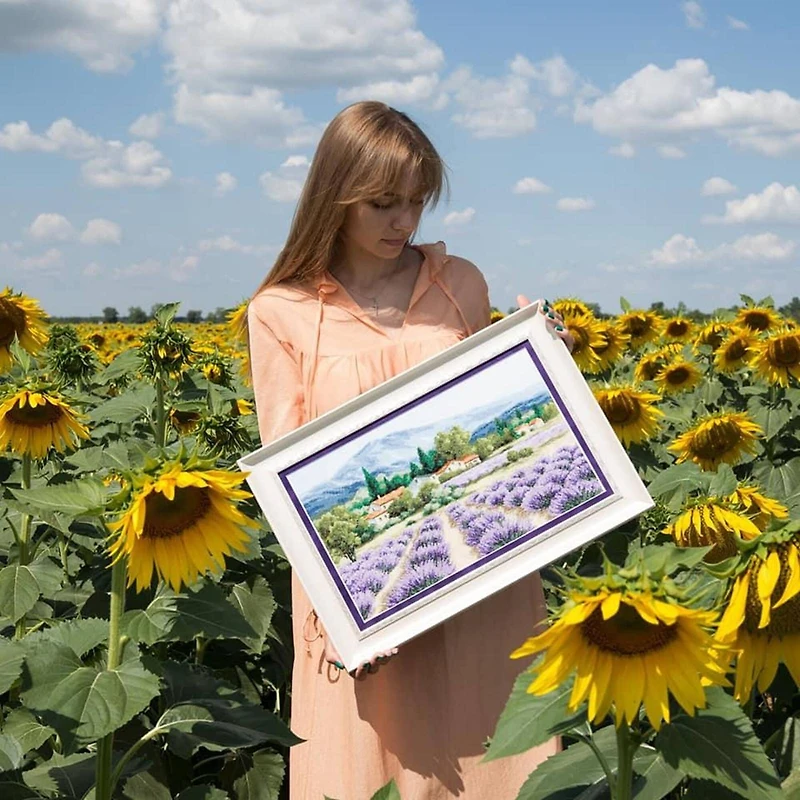 Charivna Mit Cross Stitch Kit Mountain Lavender