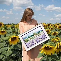 Charivna Mit Cross Stitch Kit Mountain Lavender