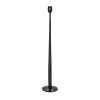 Hello Honey® 24" Tall Black Hand-Forged Metal Taper Holder