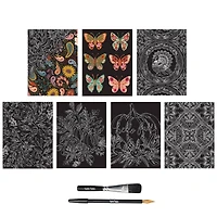 Brea Reese™ 6" x 8" Turkey Tales Scratch Art Paper Pad