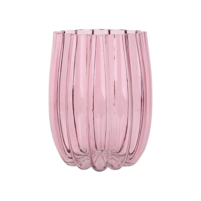 8" Pink Glass Tabletop Vase by Ashland®