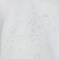 7ft. White Glittered Artificial Christmas Craft Icicle Snow Fringe