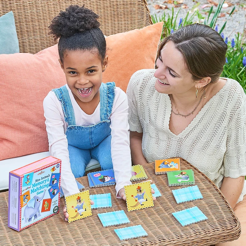 eeBoo Nice Animals Pre-School Memory & Matching Game