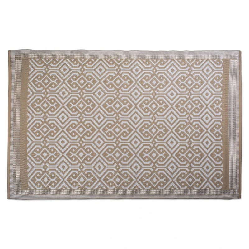 DII® Taupe Moroccan Outdoor Rug, 4ft. x 6ft.