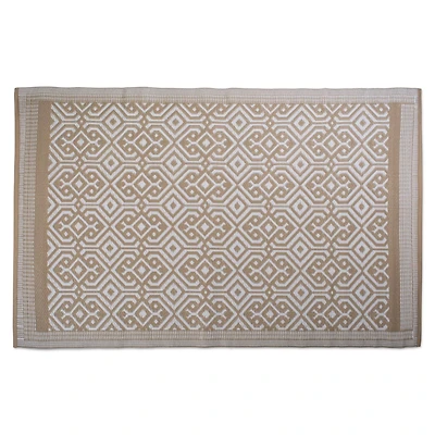 DII® Taupe Moroccan Outdoor Rug, 4ft. x 6ft.