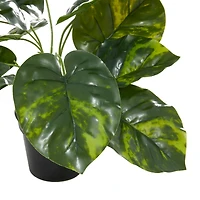 Green Plastic Traditional Artificial Foliage, 19" x 12" x 12"