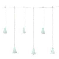 6ct. Green LED Christmas Tree Curtain Lights with 90 LED String Lights by Ashland®