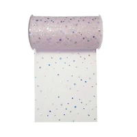 6" x 8yd. Pink Holographic Sequins Tulle by Celebrate It™