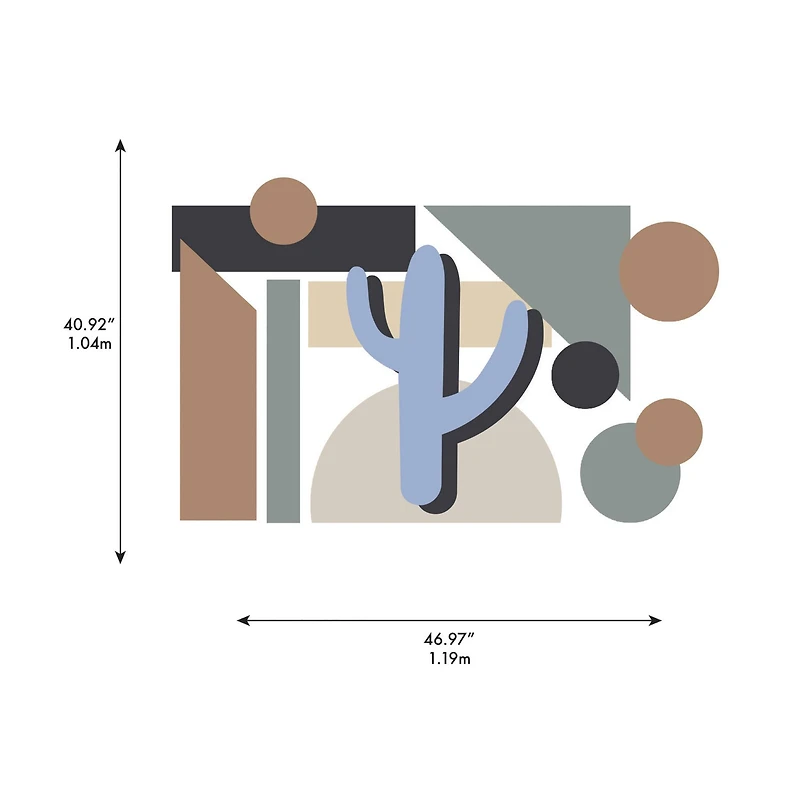 WallPops Very Gay Paint Rancher's Dressin' Modular Mural Peel & Stick Wall Decals